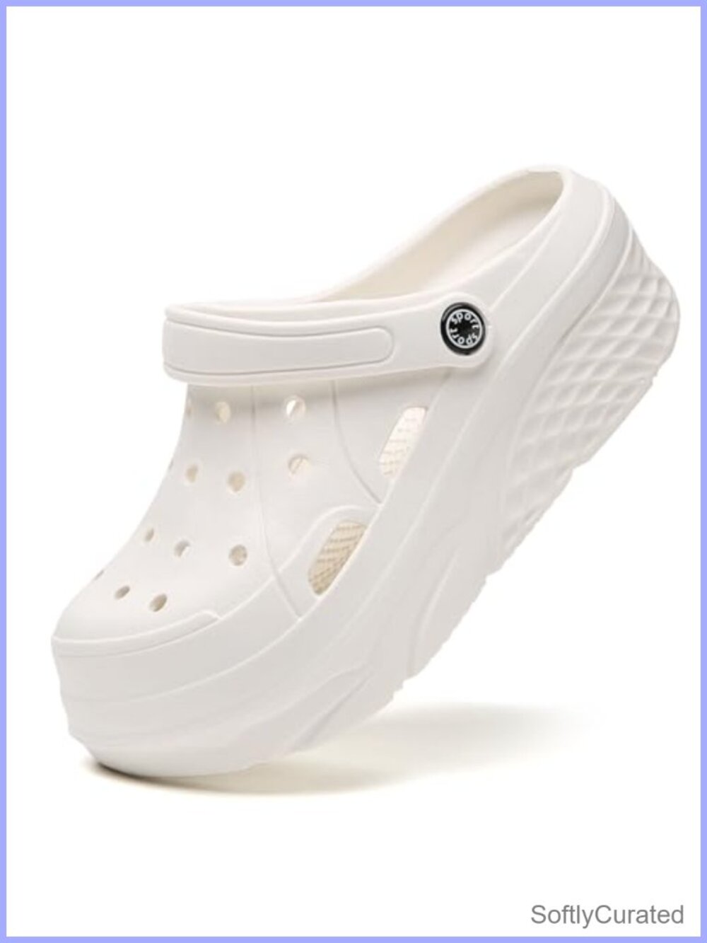 EVA Platform Clogs Slip-On Waterproof Slippers Garden Shoes